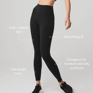 Alo Yoga Black Airbrush Leggings Medium Full Length